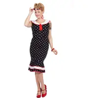 Coppens Rockabilly Dress Betty - 100% Polyester - Retro kleding | Maat 38