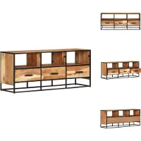 vidaXL Tv-meubel - Tv-meubels - Tv-meubelen - Tv-meubilair - Tv-meubel 110x30x45 cm massief acaciahout