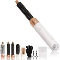 Stefan Francis 5 in 1 MultiStyler - Krultang, Fohnborstel & Hairwrap - Bronze
