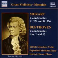 OUTHERE Yehudi Menuhin, Hephzibah Menuhin & Hubert Giesen - Mozart & Beethoven: Sonatas Volume 3 (CD)