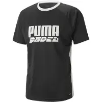 Puma Teamliga Logo Short Sleeve T-shirt Zwart S Man