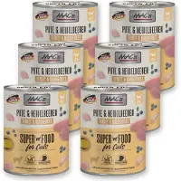 Mac'S Kattenvoer Natvoer Blik - 95,8% Kalkoen & Bosbessen - 6 x 800g