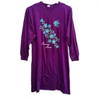 Entex dames big size shirt - lange mouw - Forever paars - One size/Bigsize