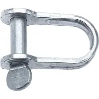 Talamex D-strip Shackle 10 Units Zilver 5 mm