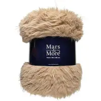 Mars & More Plaid teddy langhaar pluk cognac 130x180cm