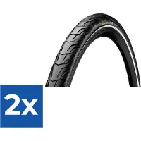 Continental Buitenband Ride City 28 X 1.75 (47-622) Zwart - Voordeelverpakking 2 stuks