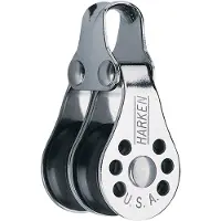 Harken Double Micro Pulley Zilver