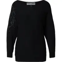 GUESS Gebreide pullover met siersteentjes, model 'LESLIE'