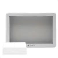 Cosmeau Wasstrips Bewaardoos Box Mat Wit - Tot 120 Wasbeurten Voorraadbus