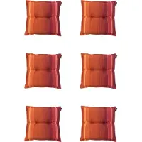 Madison - Zitkussen - Universeel - 6 stuks - 50x50cm - Stef Bordeaux