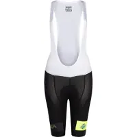 Onda Fietsbroek kort met bretels heren Wit Zwart - Laurent Jalabert - XS