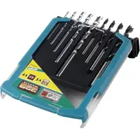Wolfcraft - Boorset voor Steen & Hout - 9-delig - 3 tot 8 mm - 7116000