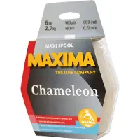Maxima Chameleon Monofilament Vislijn – 600 meter – Sterk en slijtvast 0.25MM / 8LB (3.63KG)