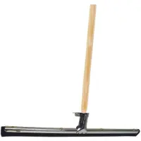 Betra Vloertrekker/douchetrekker voor water metaal/rubber 60 cm met houten steel 150 cm - Vloerwissers