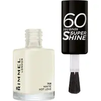 Rimmel 1+1 Gratis: Nagellak 60 Seconds Supershine 703 White Hot Love 8 Ml