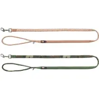 Trixie hondenriem mimetico premium met neopreen camouflage bosgroen