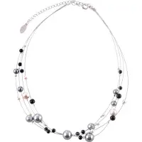 Behave Ketting - Parelketting - Necklace - Dames - Halsketting - 40 cm (+8 cm verlengketting) - Multi Color 2