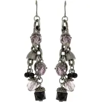 Behave - Oorhangers dames - Antiek zilverkleur urban stijl - Lang model