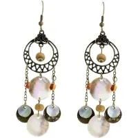 Behave - Oorhangers met schelpen - Bohemian stijl strandlook - Zomer