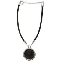 Behave - Ketting Dames- Grote Donker Bruine Ronde hanger
