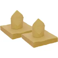SANTEX feest servetten goud - 60x stuks - 40 x 40 cm - Feestservetten