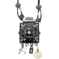 Behave - Ketting met vierkante hanger - Artistiek statement voor casual look
