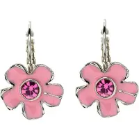 Behave - Oorbellen dames - Roze bloem - Speels design - Dagelijks gebruik