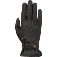 Roeckl Handschoen Weymouth fleece Black Stone - 7 | Paardrij handschoenen