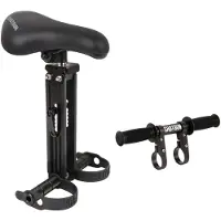 Kids Ride Shotgun - MTB Front Kindersitz/Lenker Combo Set - Kinderzitje fiets One Size, zwart