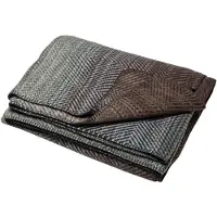 David Fussenegger plaid Savona gradient/herringbone 150x200 ivy