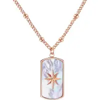 Valero Pearls Ketting rose-goud / parelwit