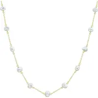 Valero Pearls Ketting goud / wit