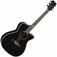 Eko guitars NXT A100ce Black Jumbo elektro-akoestische gitaar