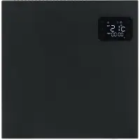 Eurom Convector verwarming sani alutherm 400xs voor in de badkamer met wi-fi zwart