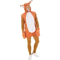 Dressforfun Kostuum eekhoorn M - verkleedkleding kostuum halloween verkleden feestkleding carnavalskleding carnaval feestkledij partykleding - 300851