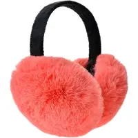 Clayre & Eef Oorwarmers one size Roze Polyester