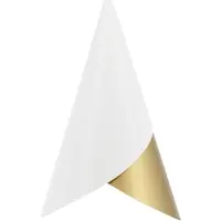 UMAGE Cornet lampenkap wit, messing