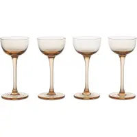 Ferm Living Host likeurglas 4-pack Rood worden