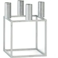 Audo Copenhagen Kubus 4 Kaarshouder Zink - Adventskaarsen & Kandelaars Staal Zinc - 71041-000884