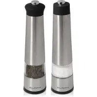 Eldom ZMP4 peper en zout molen - set van 2 - zilver/zwart