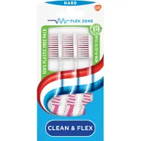 Aquafresh Tandenborstel Clean & Flex Hard 3 stuks