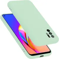 Cadorabo Hoesje geschikt voor Oppo A94 5G in LIQUID LICHT GROEN - Beschermhoes gemaakt van flexibel TPU silicone Case Cover