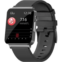 INF Smartwatch met ECG, hartslag, bloedzuurstof, slaapmonitor Black