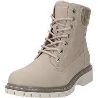 Tom Tailor Damenschuhe Schnürstiefel Weiß Freizeit