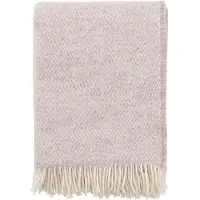 Klippan Yllefabrik STELLA - Wollen Plaid - Beige - ecru - 130x200