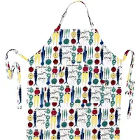 Almedahls Picknick schort klein patroon Multi