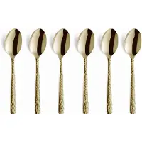 Amefa Felicity - Champagne - 6 theelepels - 6 koffielepels - Vaatwasmachinebestendig