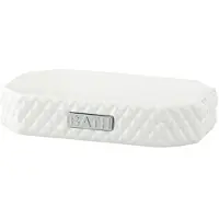 Lene Bjerre Marion zeepbakje 13,5x9 cm White-silver