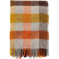 Klippan Yllefabrik Gotland wollen plaid 130x200 cm Multi-geel
