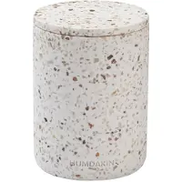 Humdakin Terrazzo vaas met deksel Ø13 cm Red/Beige